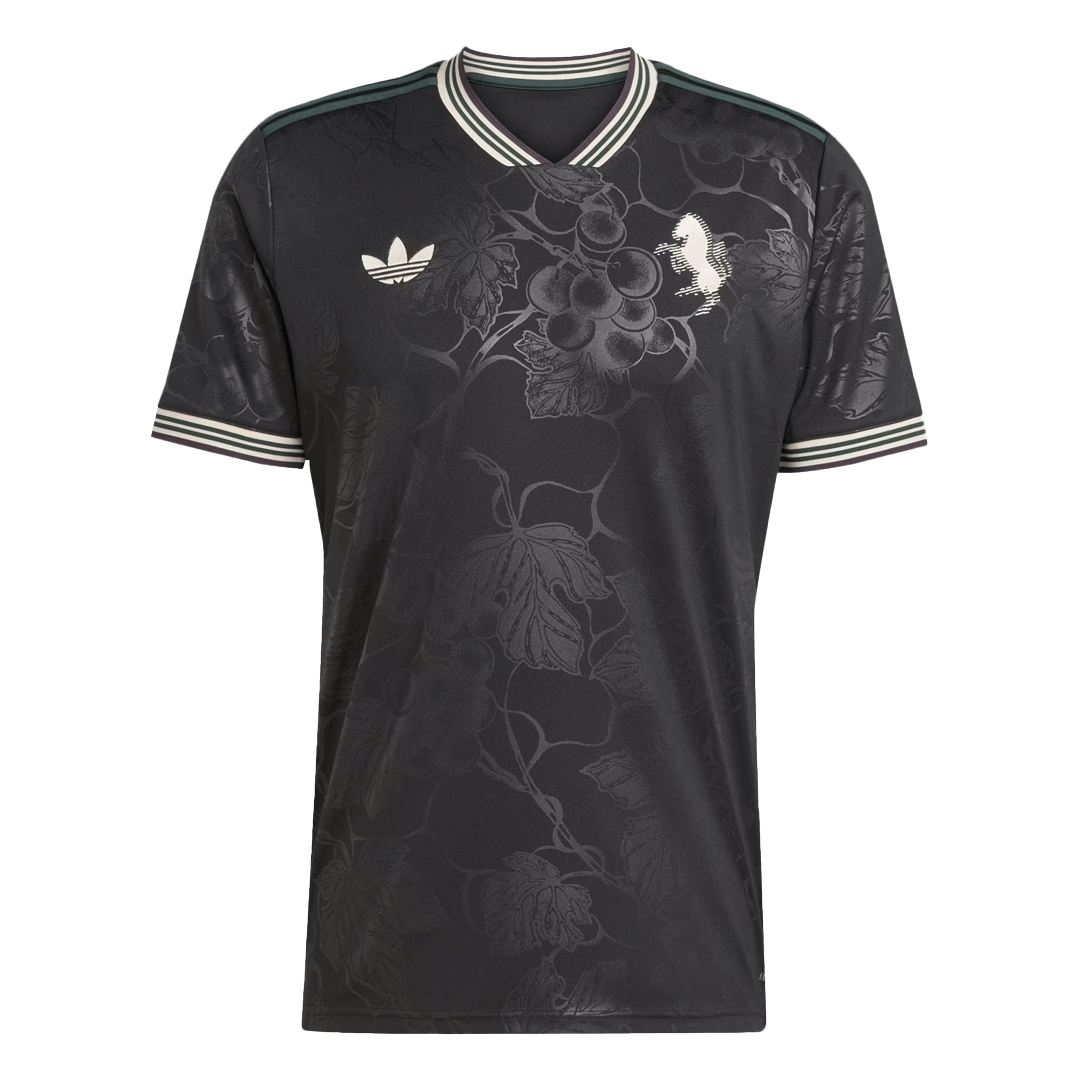 Juventus Mens Third Away Soccer Kit 2025/26 Black