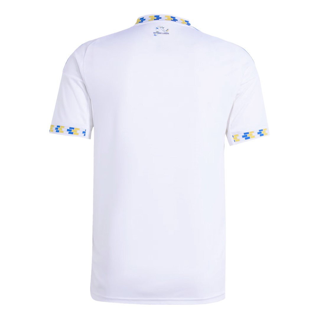 Leeds United Mens Home Soccer Jersey 2025/26 White