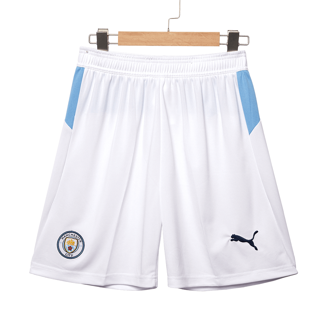 Manchester City Mens Home Soccer Shorts 2025/26 White