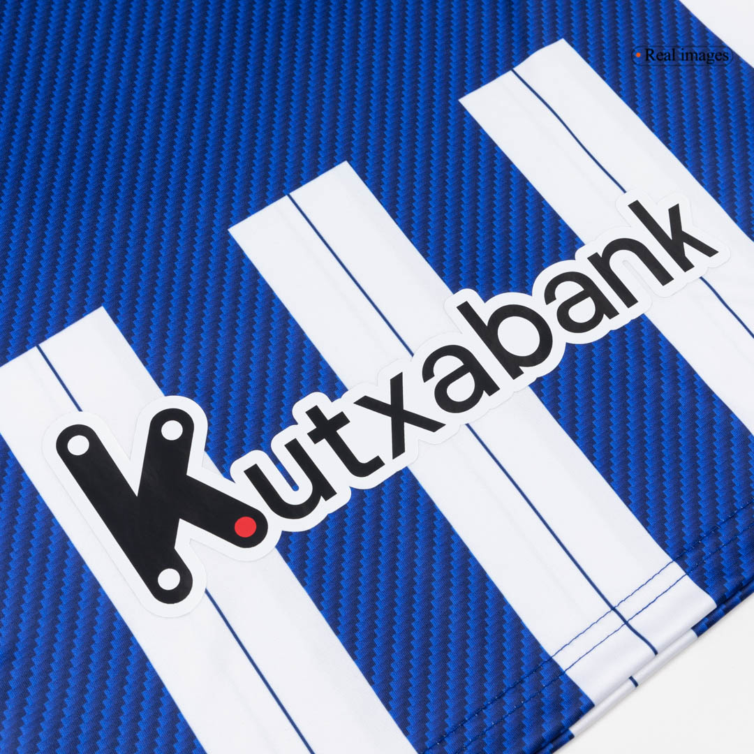 Real Sociedad Mens Home Soccer Jersey 2025/26 Blue&White