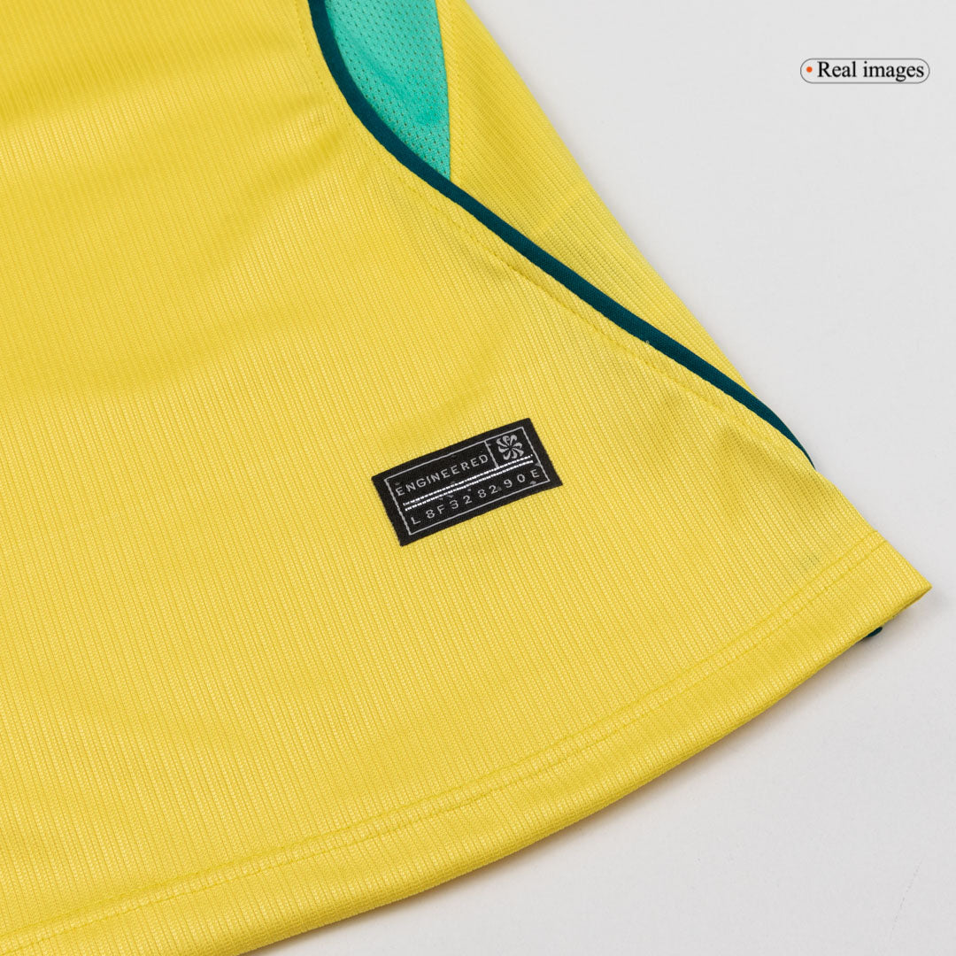 Brazil Womens Home Soccer Jersey World Cup 2026 Yellow