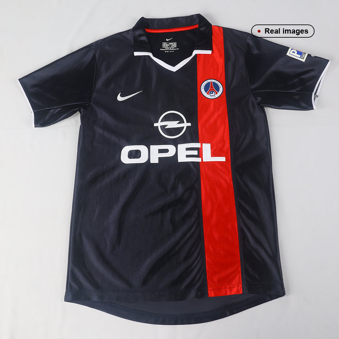 Retro PSG Mens Home Soccer Jersey 2001/02 Navy