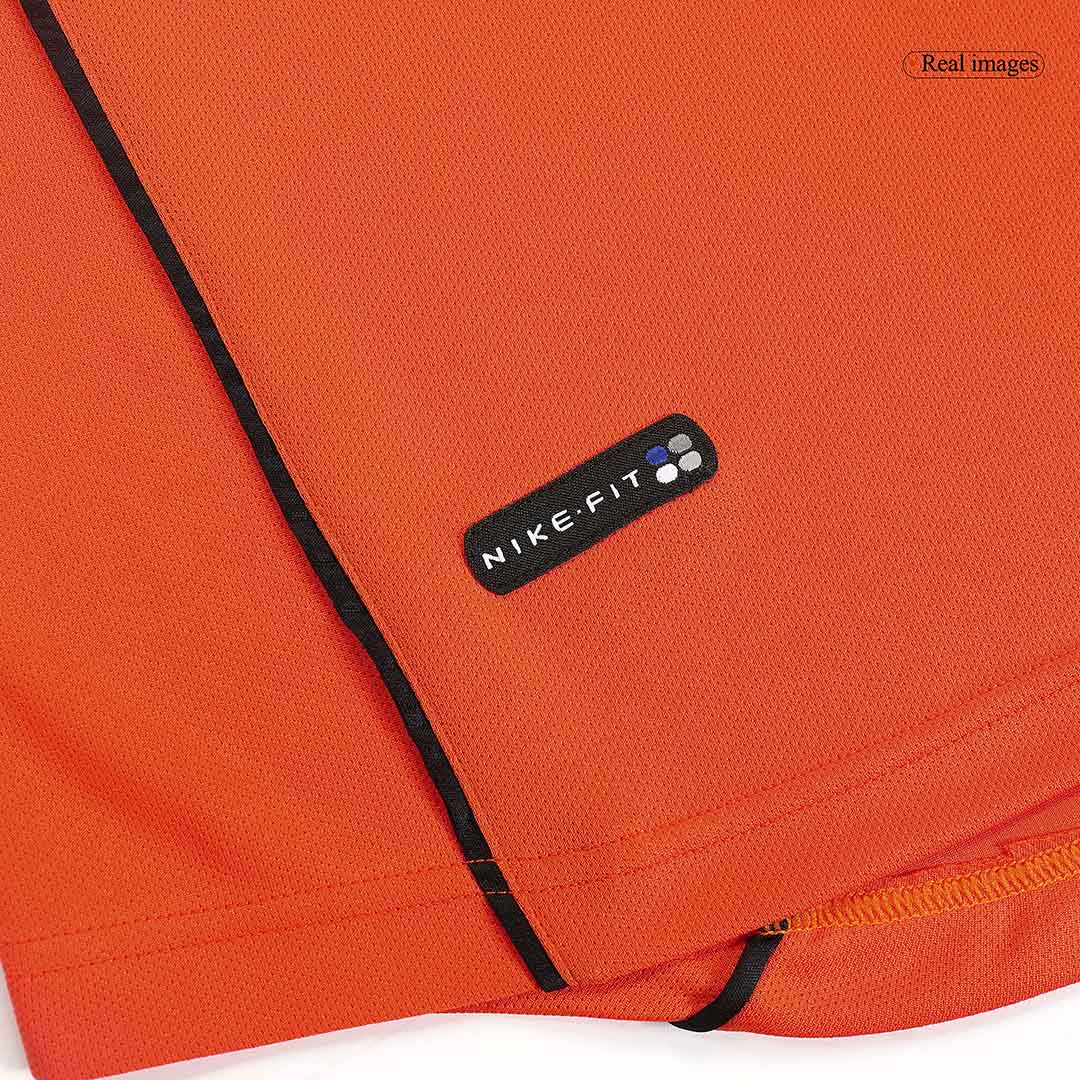 Retro Netherlands Mens Home Soccer Jersey World Cup 1998 Orange