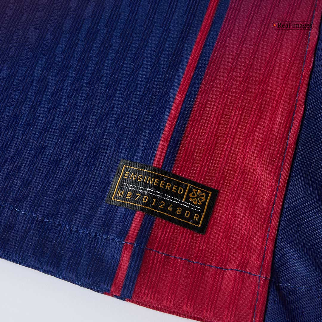 CUBARSÍ #2 Barcelona Mens Home Soccer Jersey 2025/26 Red&Blue - Player Version