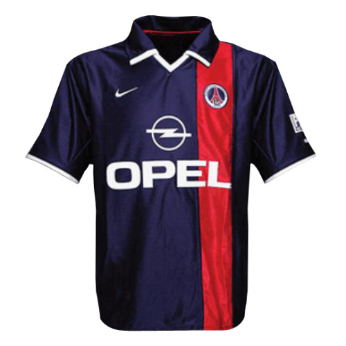 Retro PSG Mens Home Soccer Jersey 2001/02 Navy