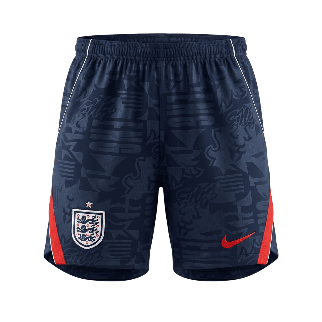 England Mens Away Soccer Shorts World Cup 2026 Navy