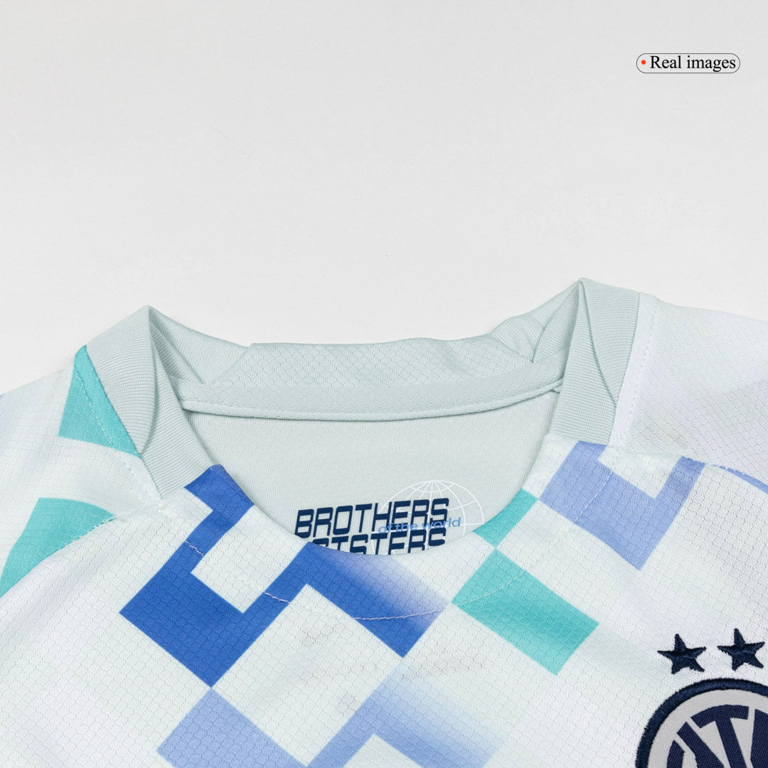 Inter Milan Kids Away Soccer Kit 2025/26 White