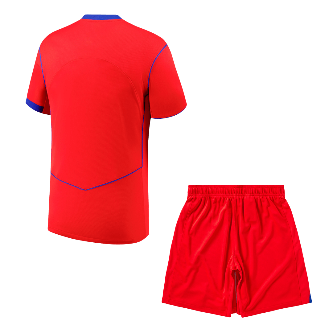 PSG Mens Third Away Soccer Kit 2025/26 Red