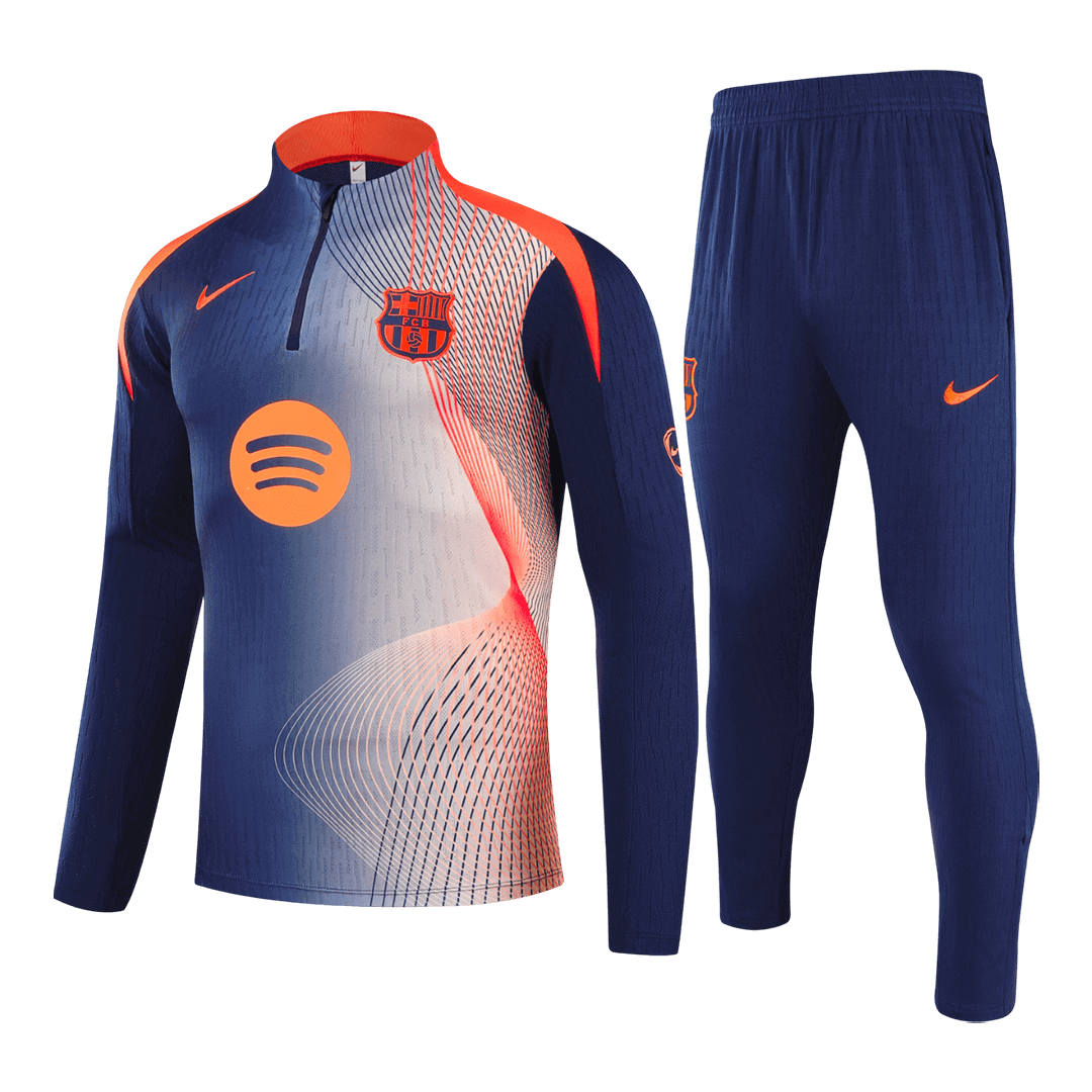 Barcelona Kids Training Tracksuit Kit 2025/26 Black&Orange