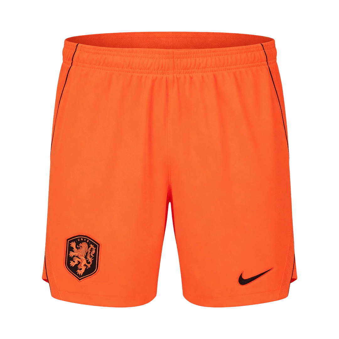 Netherlands Mens Away Soccer Shorts World Cup 2026 Orange