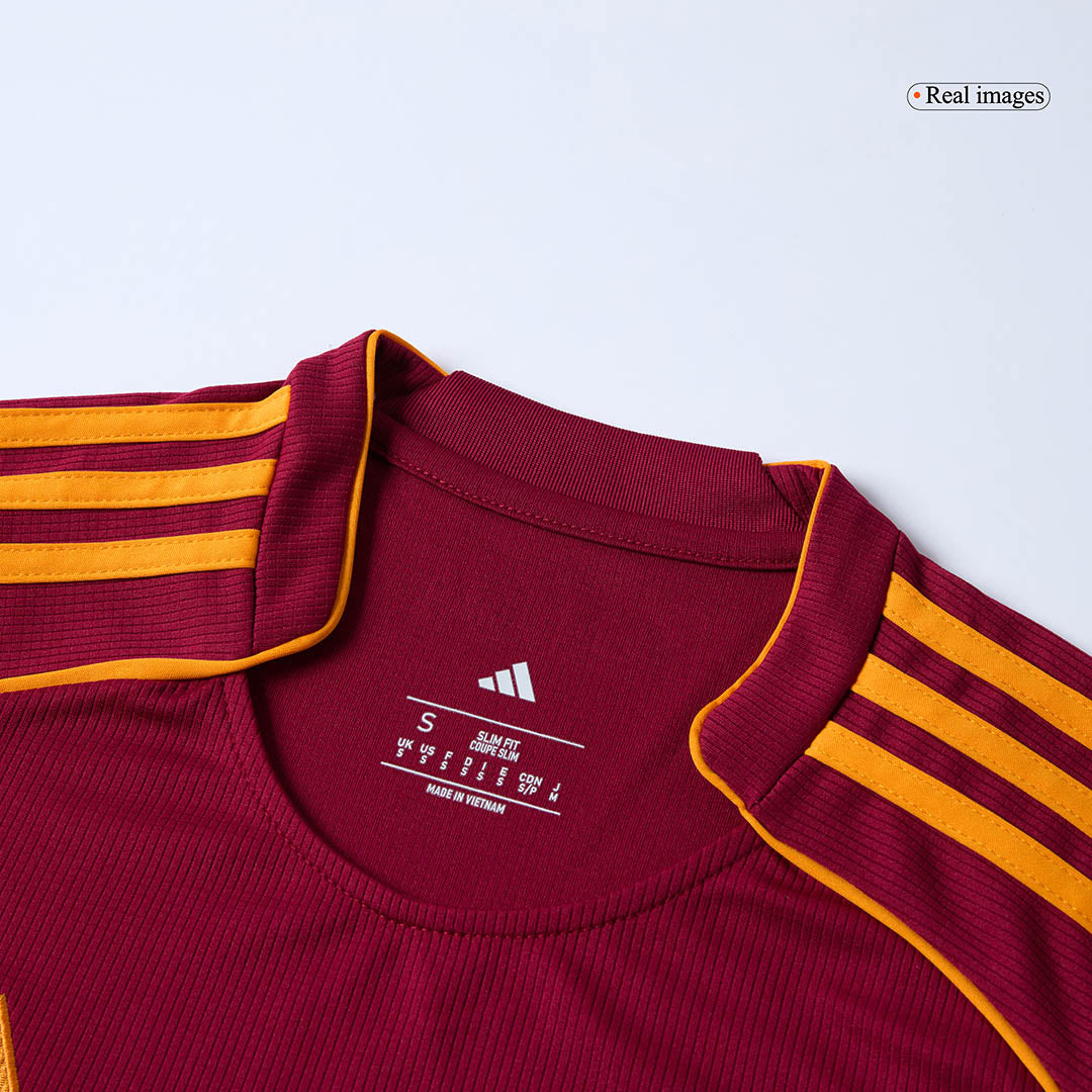 Roma Mens Home Soccer Jersey 2025/26 Red