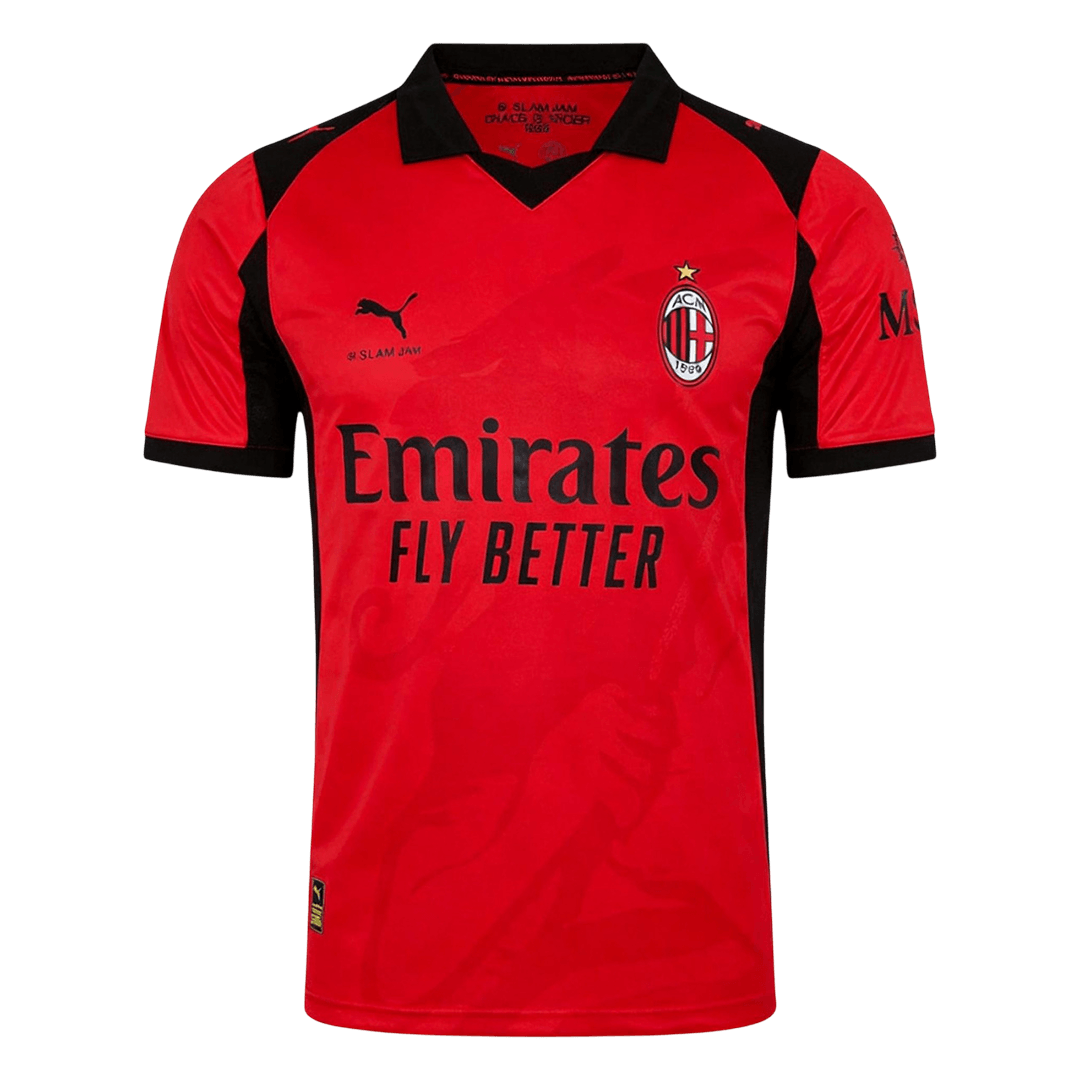 AC Milan Mens Soccer Jersey 2025/26 Red