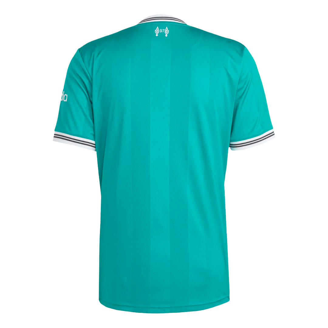 Liverpool Mens Third Away Soccer Kit 2025/26 Green