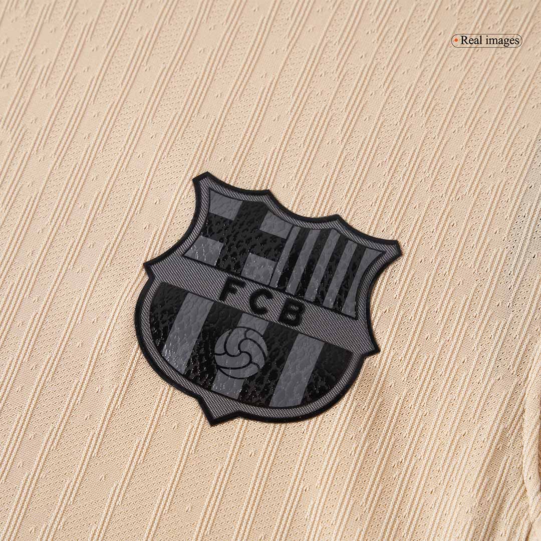 RAPHINHA #11 Barcelona Mens Away Soccer Jersey UCL 2025/26 Yellow - Player Version