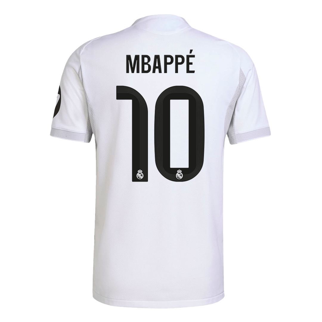 MBAPPÉ #10 Real Madrid Mens Home Soccer Jersey 2025/26 White [PREMIUM]