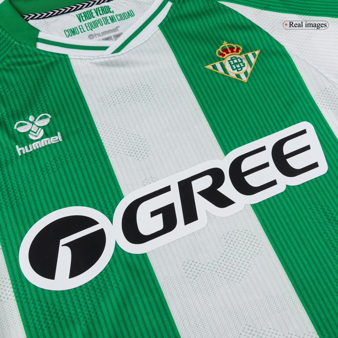 Real Betis Mens Home Soccer Jersey 2025/26 Green&White