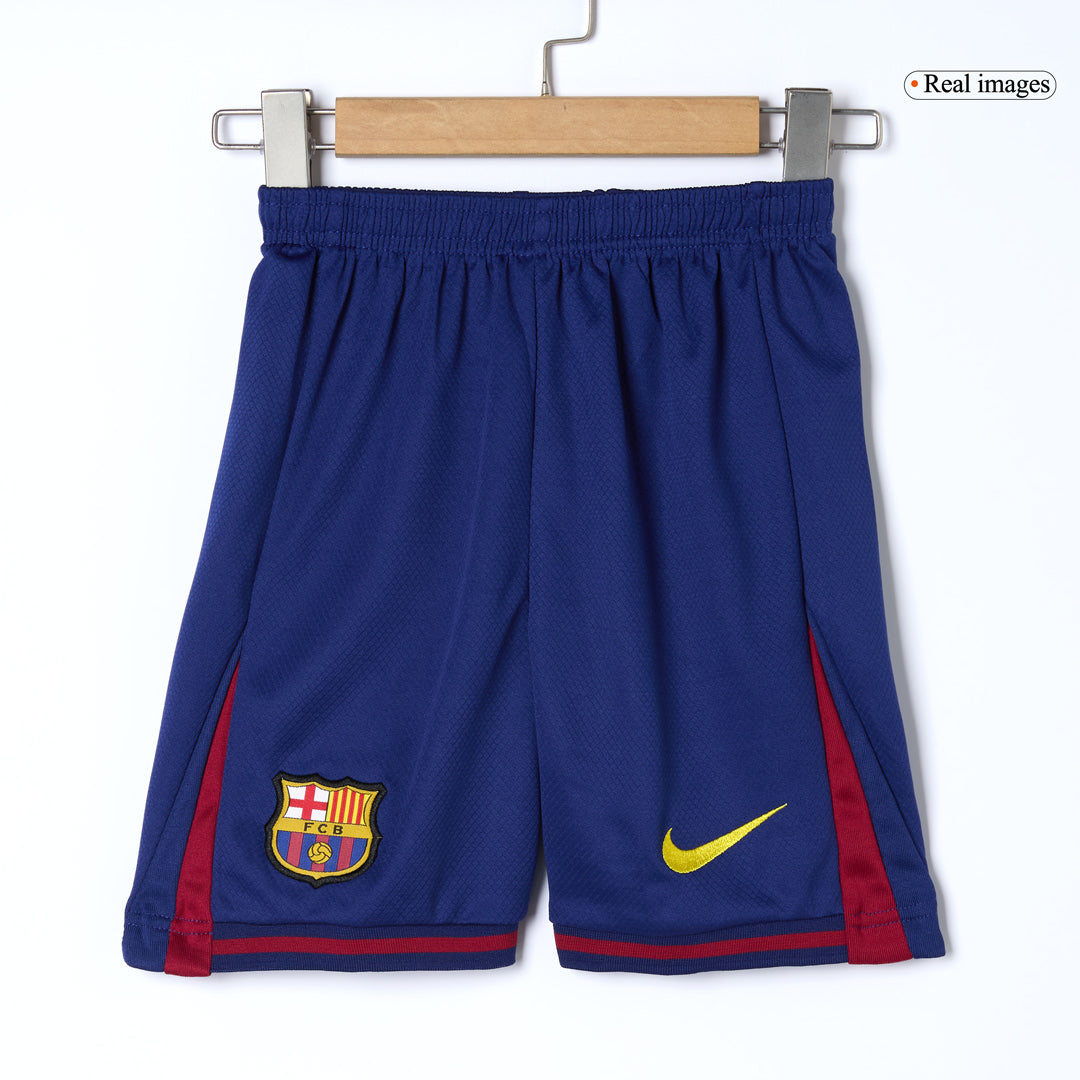 Barcelona Kids Home Soccer Full Set 2025/26 Red&Blue [PREMIUM]