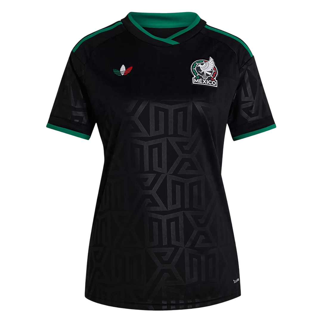 Mexico Womens Away Soccer Jersey World Cup 2026 Black
