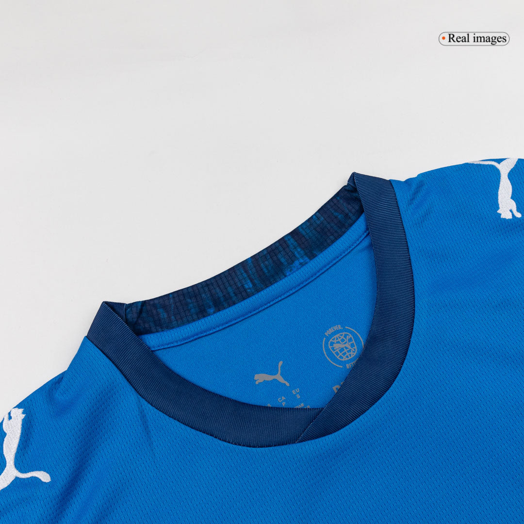 Iceland Mens Home Soccer Jersey World Cup 2026 Blue