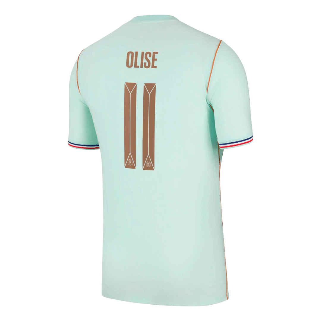 OLISE #11 France Mens Away Soccer Jersey World Cup 2026 Blue