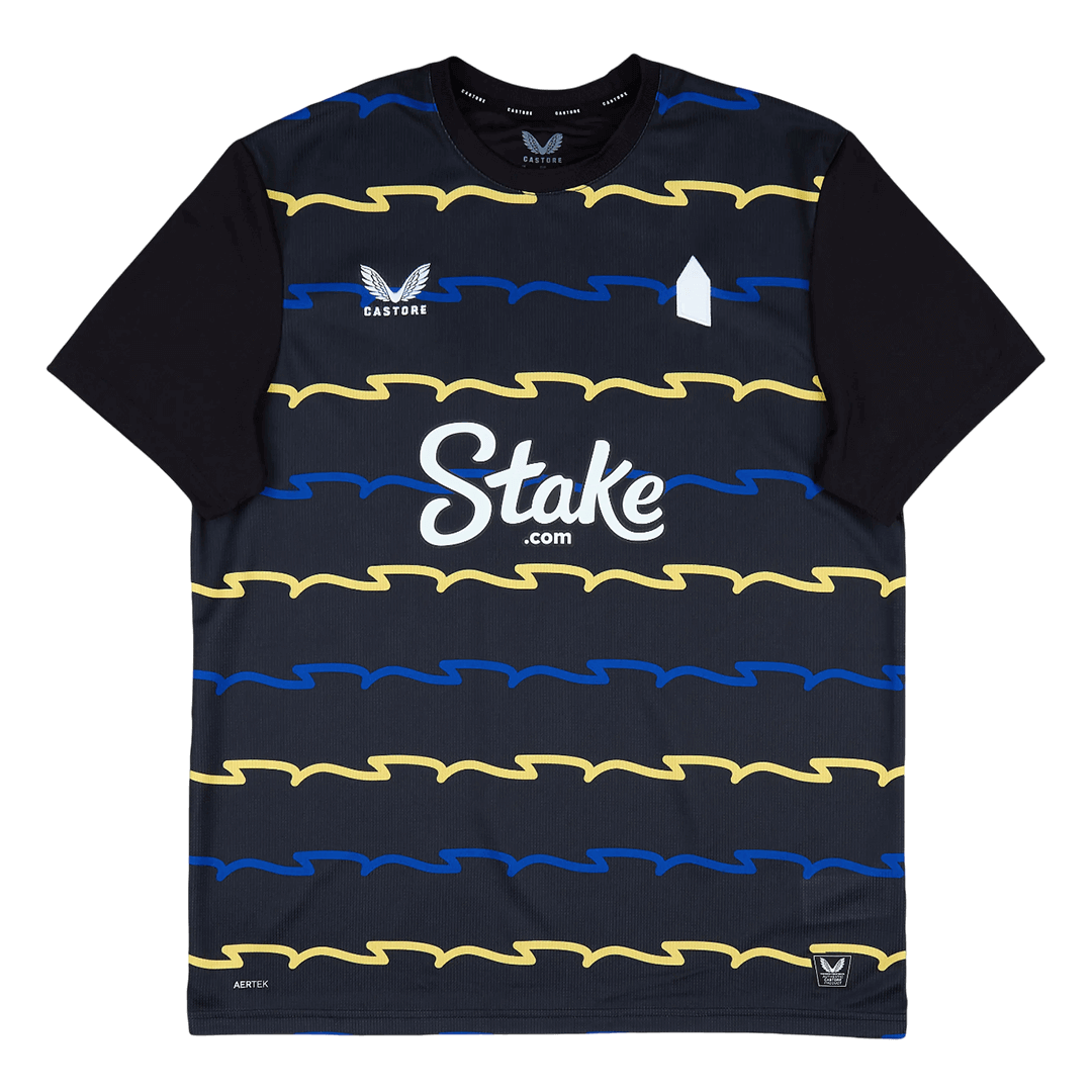 Everton Mens Third Away Soccer Jersey 2025/26 Black