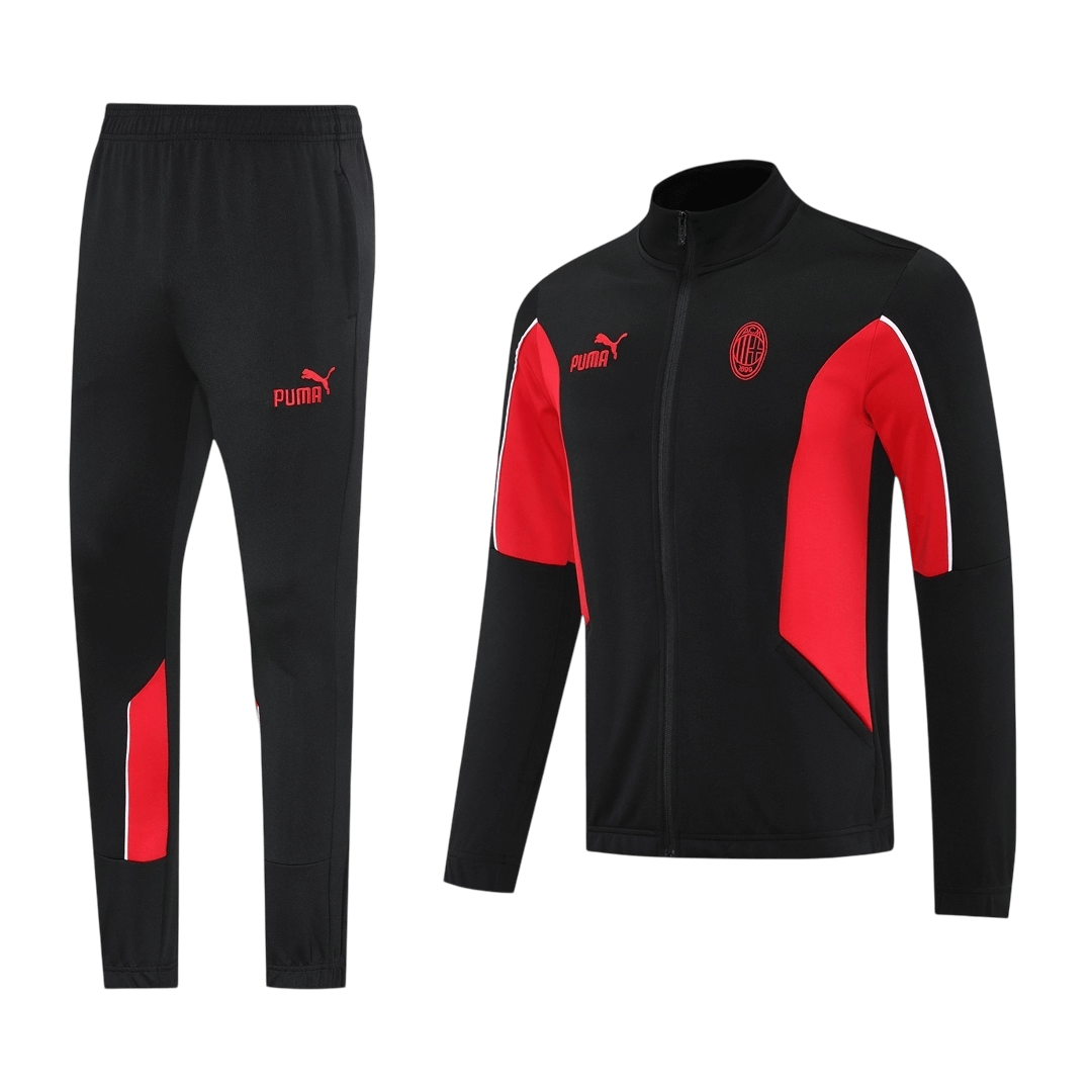 AC Milan Mens Training Tracksuit Kit 2025/26 Black