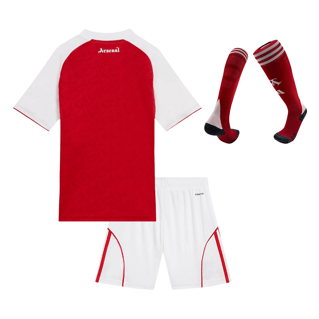 Arsenal Kids Home Soccer Full Set 2025/26 Red