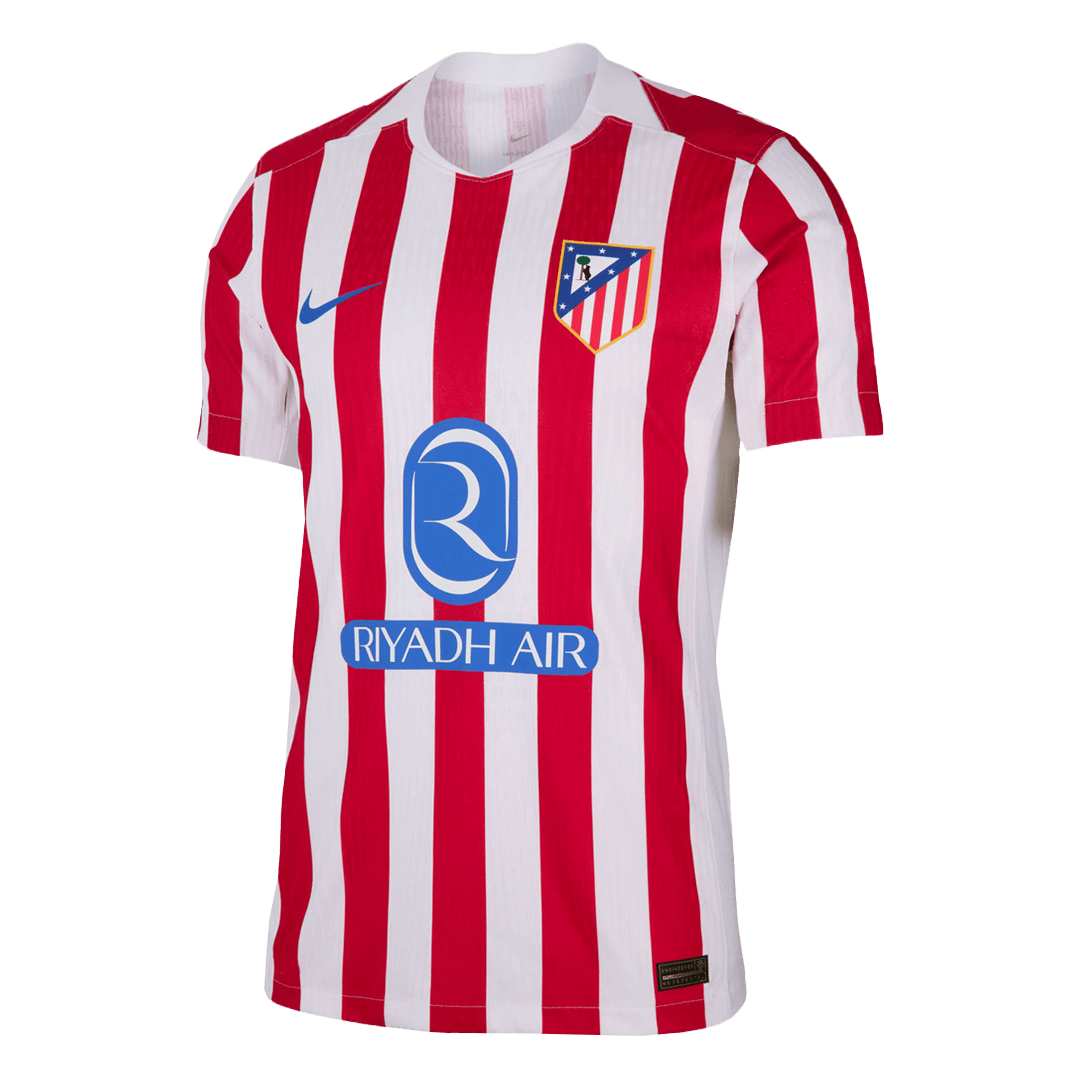 Atletico Madrid Mens Home Soccer Jersey 2025/26 Red&White - Player Version