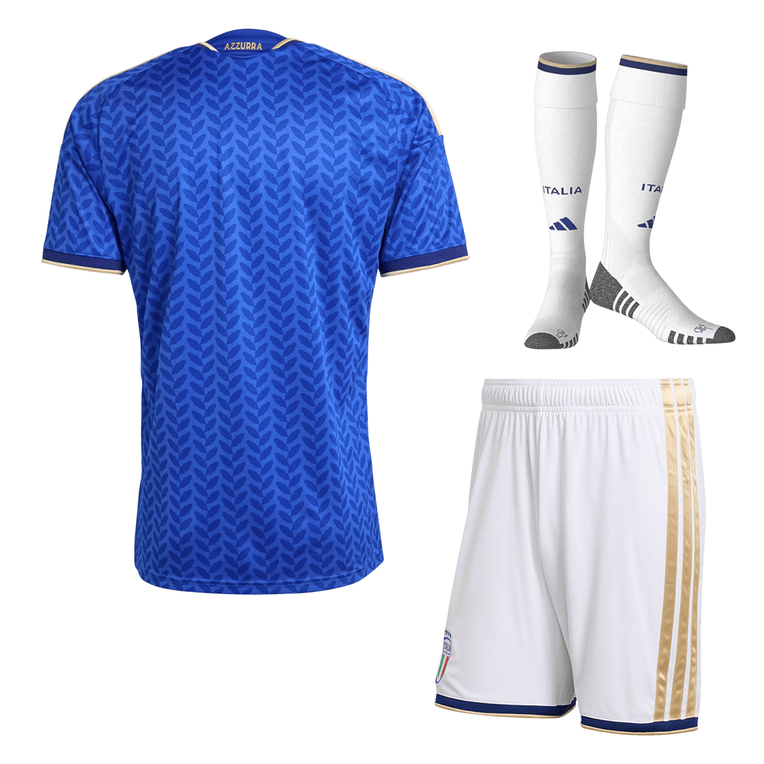 Italy Mens Home Soccer Full Set World Cup 2026 Blue [PREMIUM]