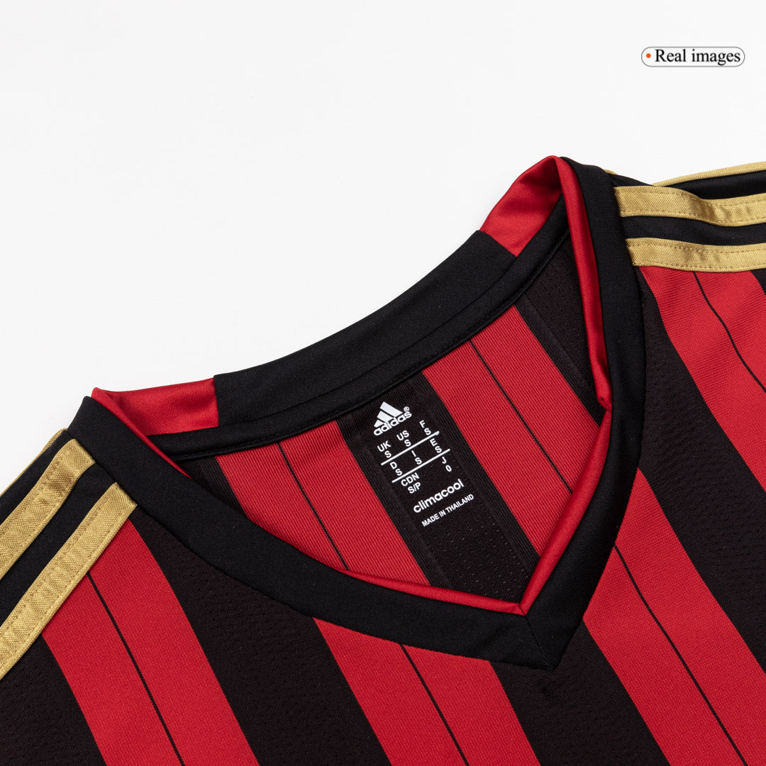 Retro AC Milan Mens Home Soccer Jersey 2013/14 Red&Black
