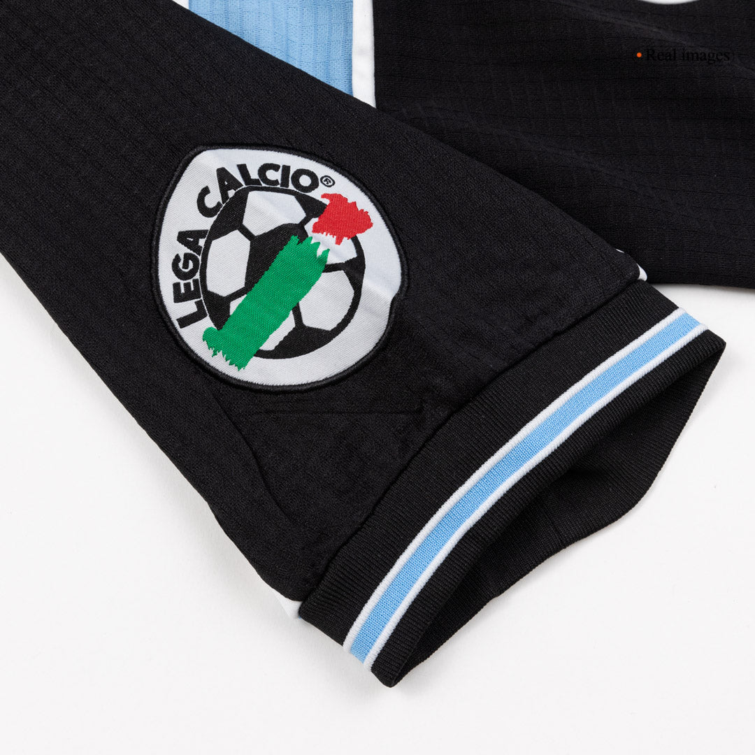 Retro Lazio Mens Away Soccer Jersey 1998/99 Navy