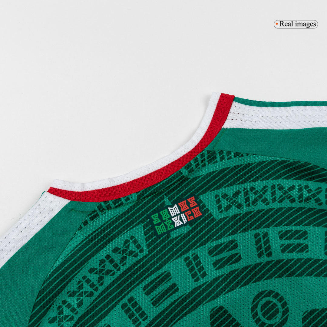Raúl #9 Mexico Mens Home Soccer Jersey World Cup 2026 Green - Player Version
