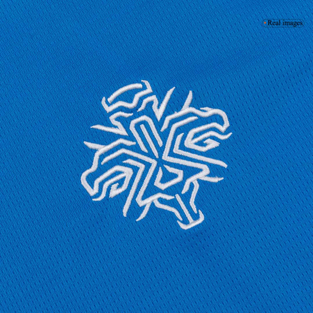 Iceland Mens Home Soccer Jersey World Cup 2026 Blue