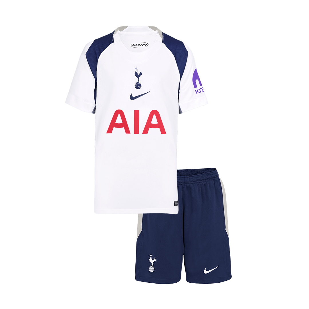 Tottenham Hotspur Kids Home Soccer Kit 2025/26 White
