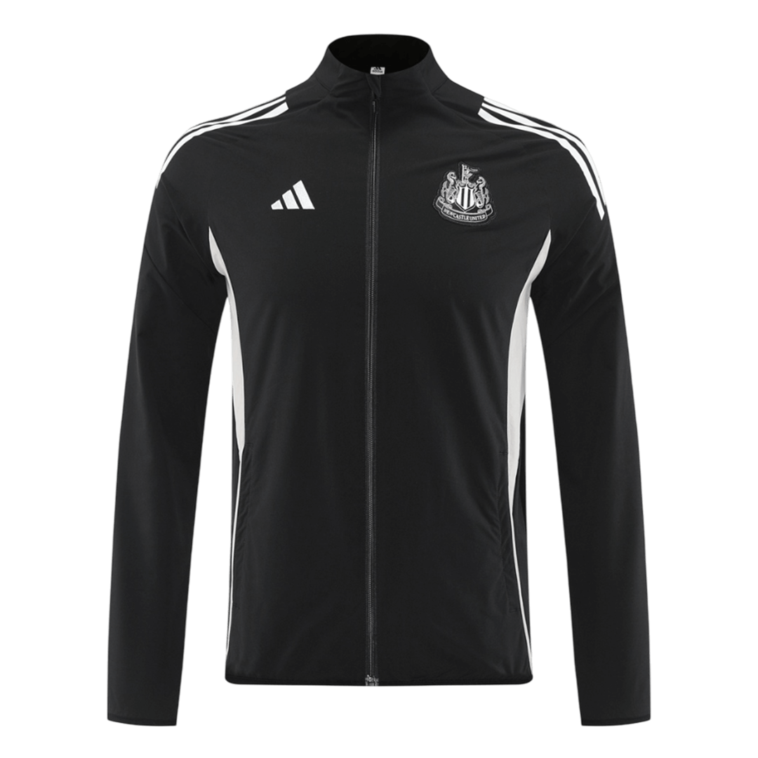 Newcastle United Mens Windbreaker Jacket 2025/26 Black