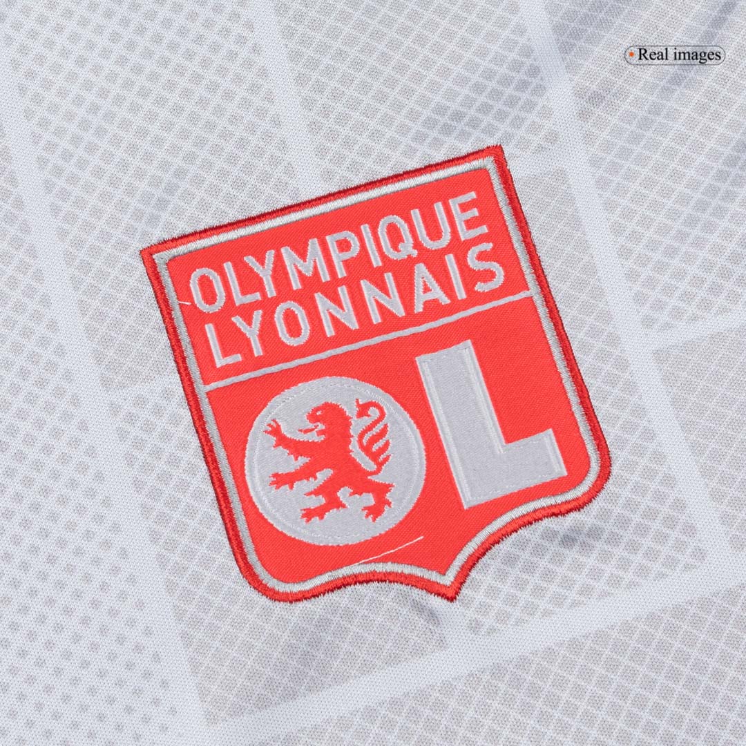 Olympique Lyonnais Mens Third Away Soccer Jersey 2025/26 White