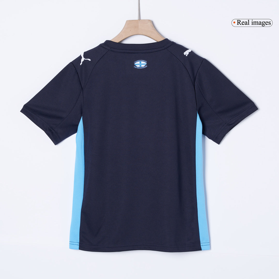 Marseille Kids Away Soccer Kit 2025/26 Navy