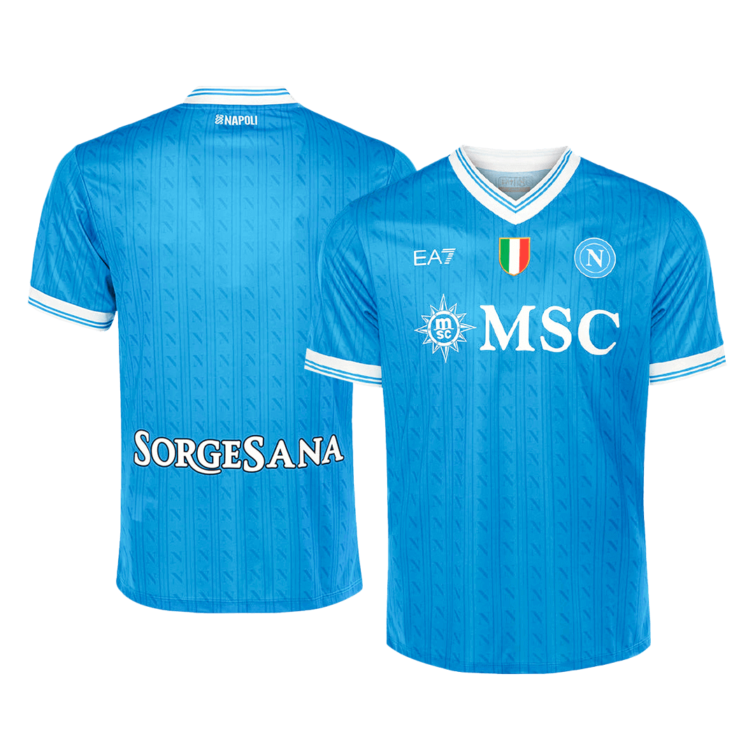 Napoli Mens Home Soccer Jersey 2025/26 Blue
