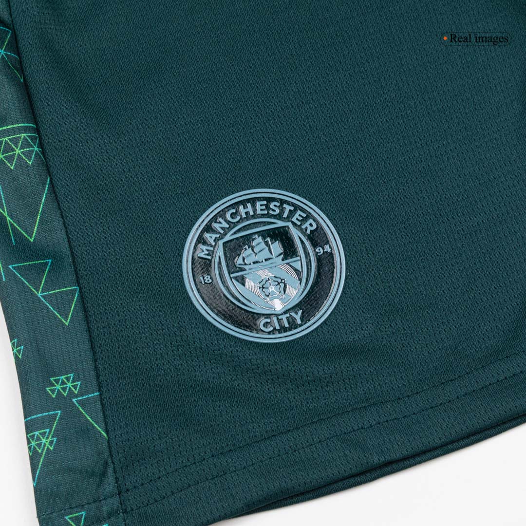 Manchester City Kids Soccer Kit 2025/26 Green