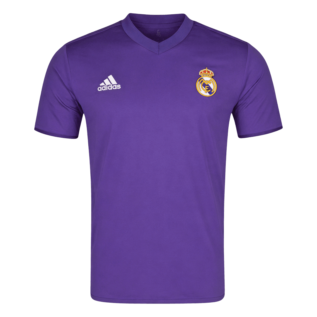 Retro Real Madrid Mens Third Soccer Jersey 2002/03 Purple