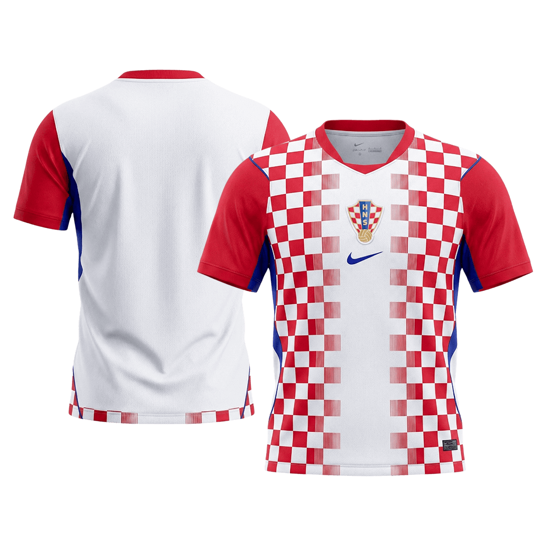 Croatia Mens Home Soccer Jersey World Cup 2026 Red&White