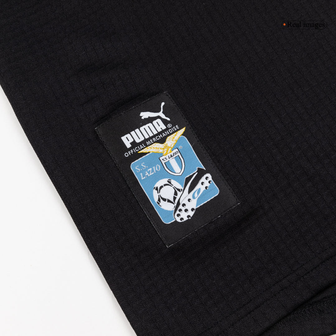 Retro Lazio Mens Away Soccer Jersey 1998/99 Navy