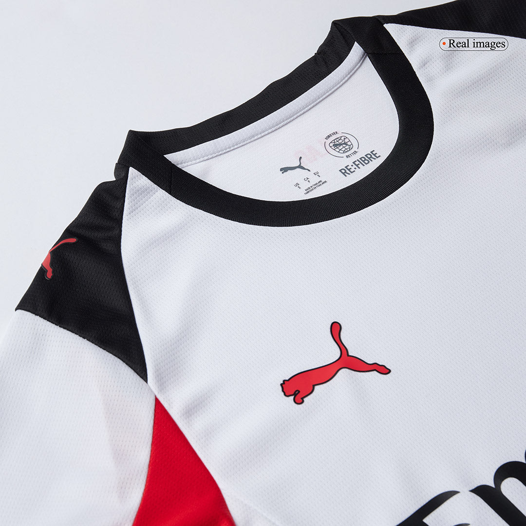 AC Milan Mens Away Soccer Full Set 2025/26 White