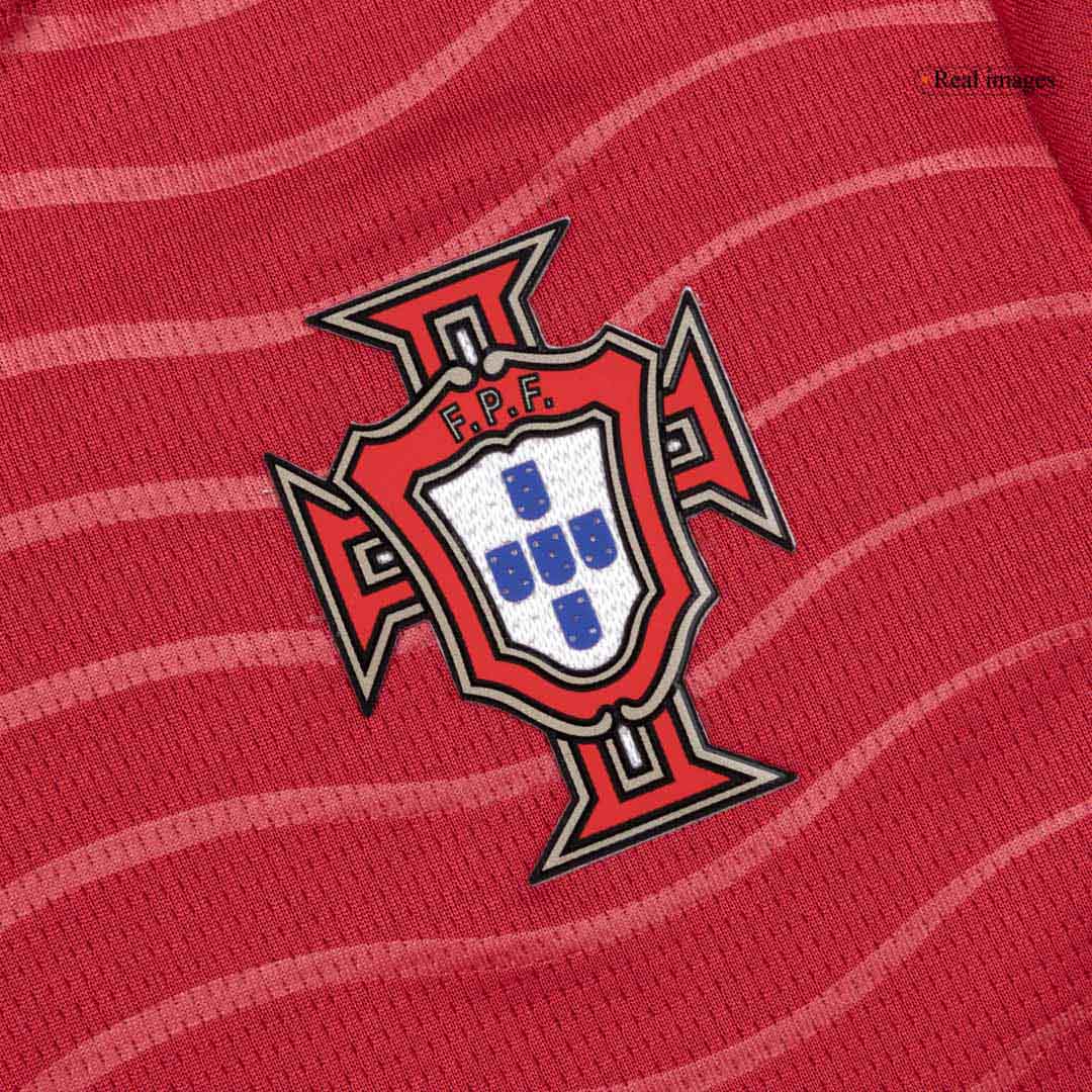 B. FERNANDES #8 Portugal Kids Home Soccer Kit World Cup 2026 Red [PREMIUM]