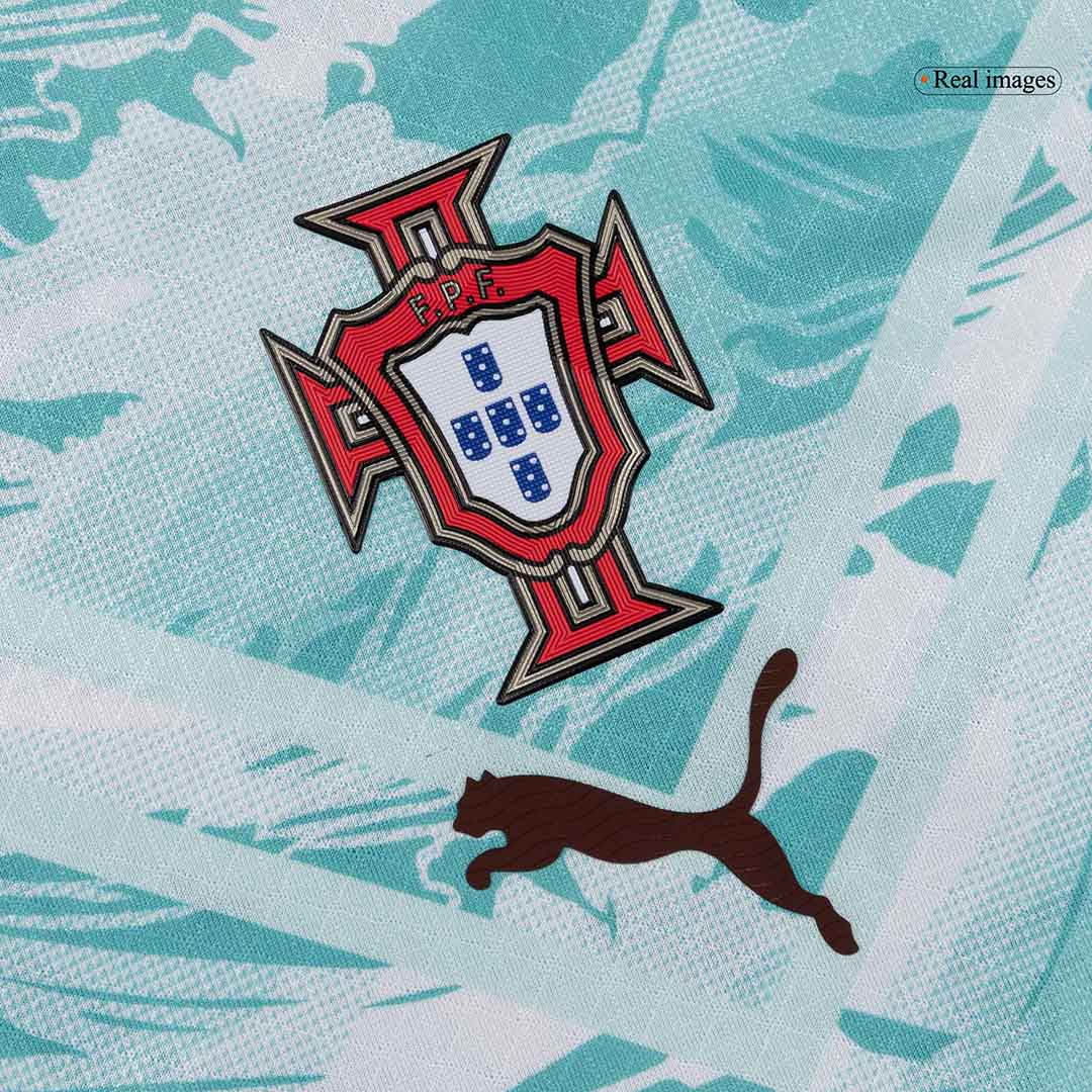 B.FERNANDES #8 Portugal Mens Away Soccer Jersey World Cup 2026 White&Green - Player Version