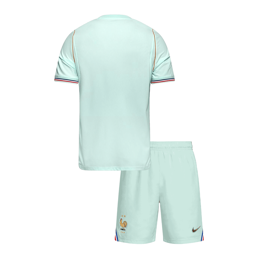 France Kids Away Soccer Kit World Cup 2026 Mint Green