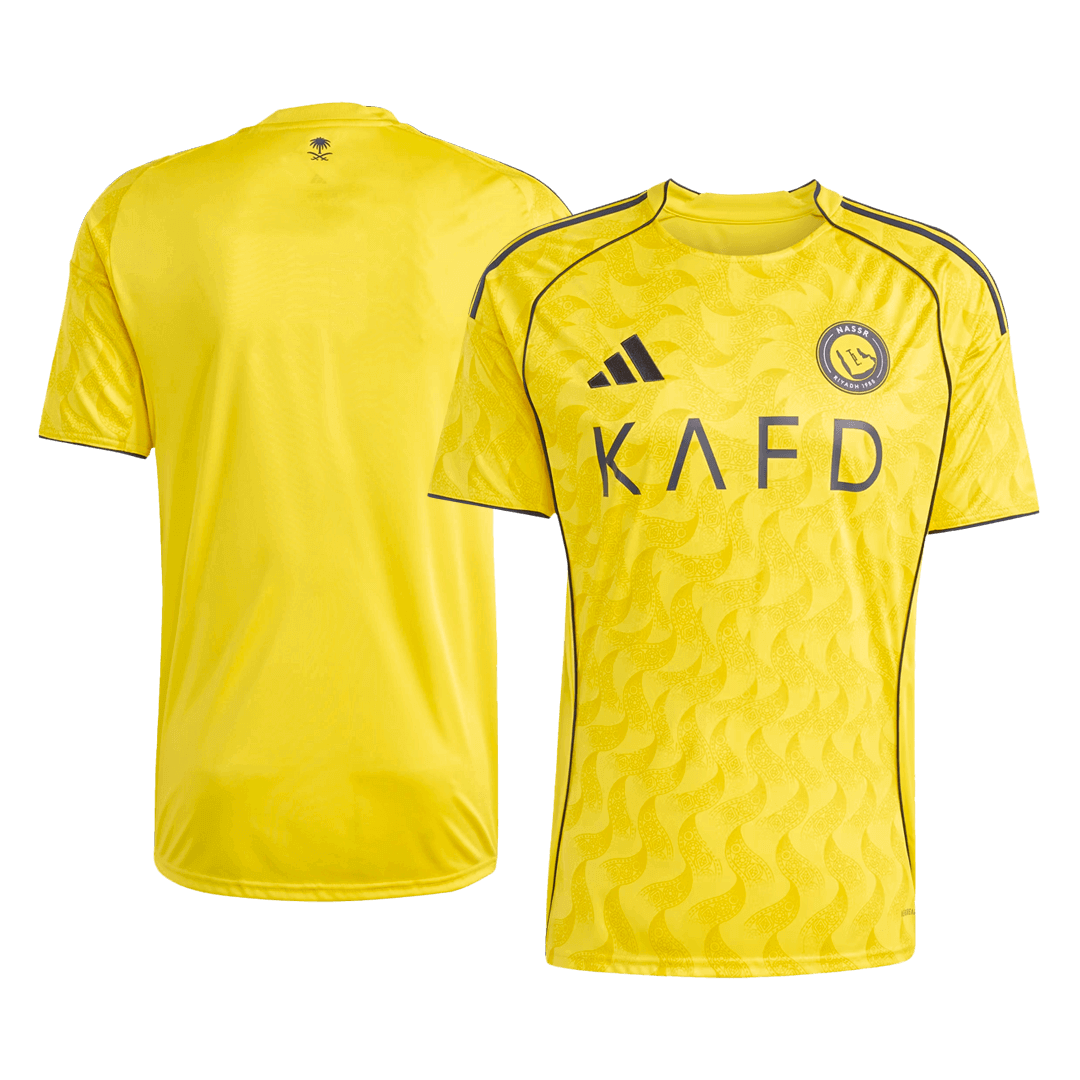 Al Nassr Mens Home Soccer Jersey 2025/26 Yellow