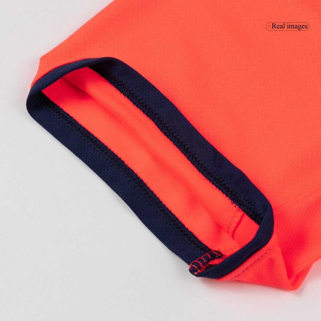 Barcelona Mens Third Away Soccer Full Set 2025/26 Orange