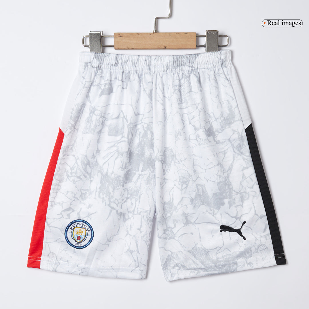 Manchester City Kids Soccer Kit World Cup KidSuper 2025/26 White