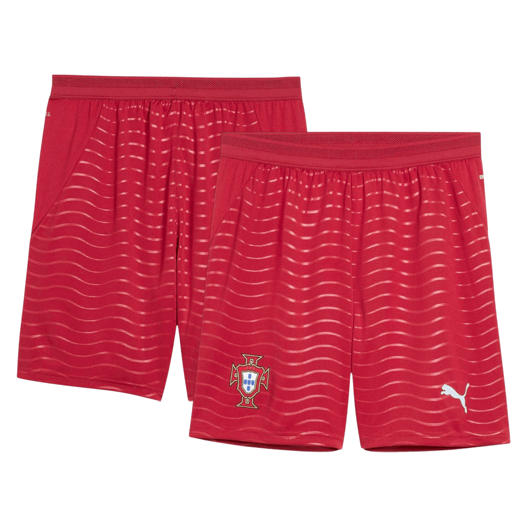 Portugal Mens Home Soccer Shorts World Cup 2026 Red